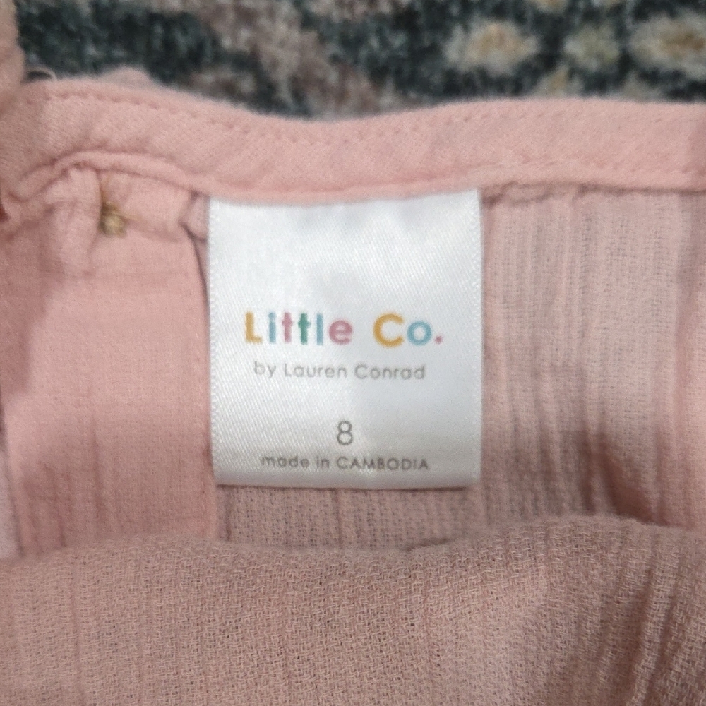 Pink Floral Kids Dress - Picture 2 of 6